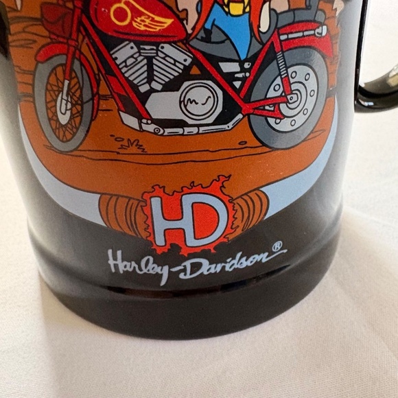 Vintage 1993 Warner Bros. Harley Davidson Yosemite Sam Mug Excellent Condition - Picture 4 of 8